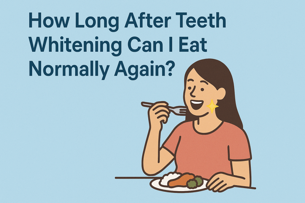 what to eat after teeth whitening
