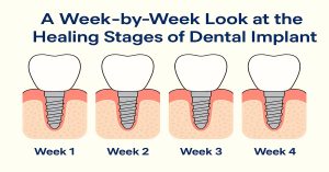 A Week-by-Week Look at the Healing Stages of Dental Implant