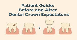 Patient Guide Before and After Dental Crown Expectations