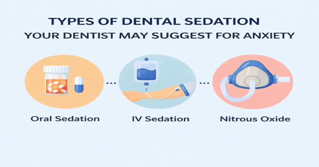 Types of Dental Sedation Your Dentist May Suggest for Anxiety