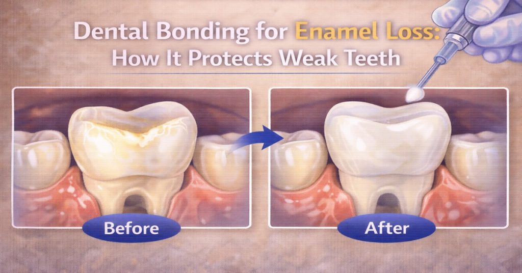 Dental Bonding for Enamel Loss How It Protects Weak Teeth