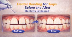 Dental Bonding for Gaps Before and After Dentists Explained