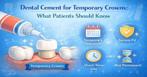 Dental Cement for Temporary Crowns What Patients Should Know