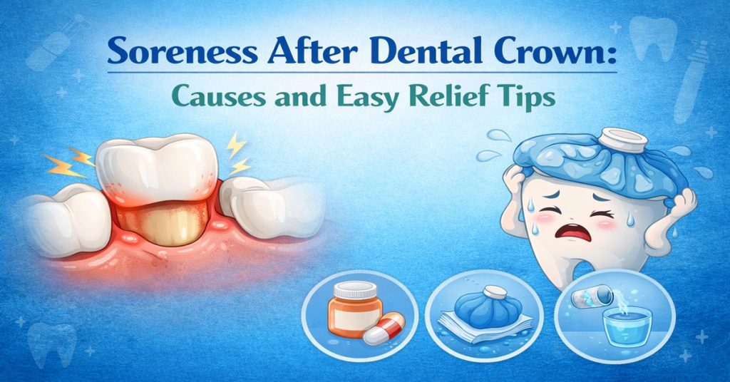 Soreness After Dental Crown Causes and Easy Relief Tips